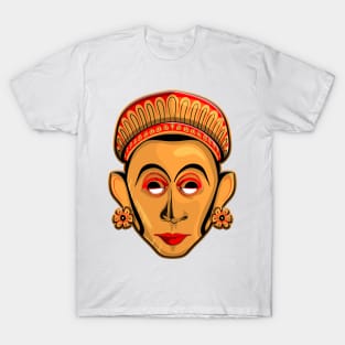 Sri Lankan traditional face masks design T-Shirt